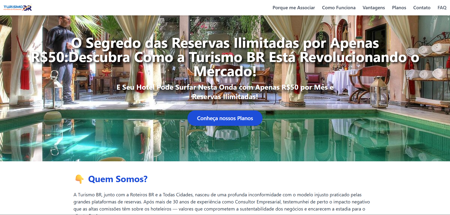 Turismo BR - Reservas Hoteleiras